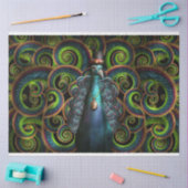 Steampunk -  als pauw tissuepapier (Craft)