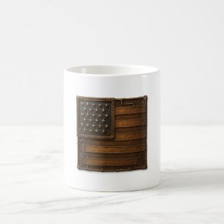 Steampunk American Flag. Koffiemok
