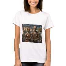 Steampunk American Gothic: Londen - Dames T-Shirt