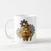 Steampunk Android Koffiemok (Links)