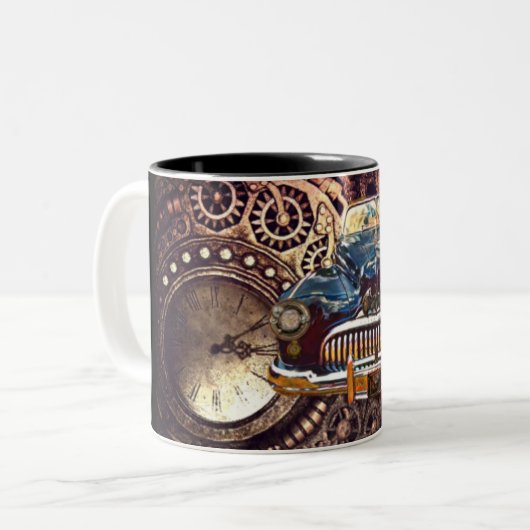 Steampunk Antique Buick Mug (Devant gauche)