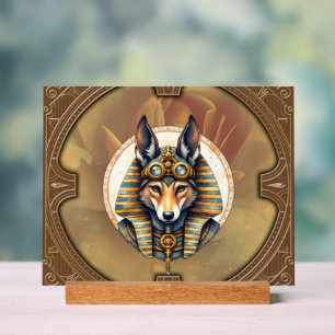 Steampunk Anubis Fox Portrait