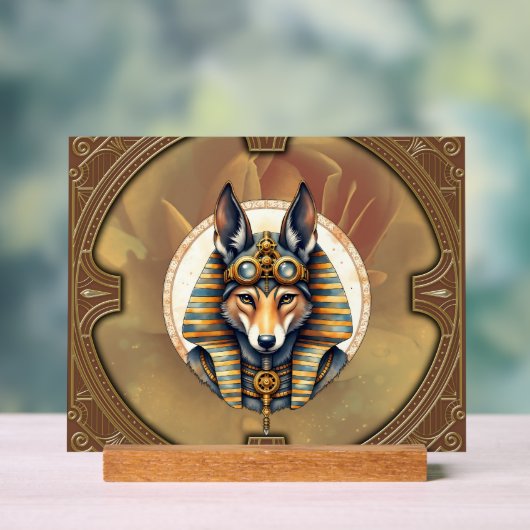 Steampunk Anubis Fox Portrait (Neutre)