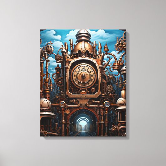 Steampunk Art Canvas Art Afdruk (Voorkant)