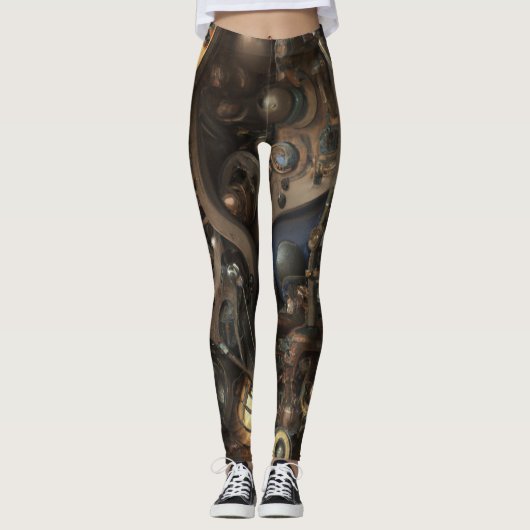 Steampunk Art Leggings (Voorkant)
