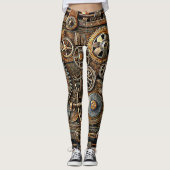 Steampunk Art Leggings (Voorkant)