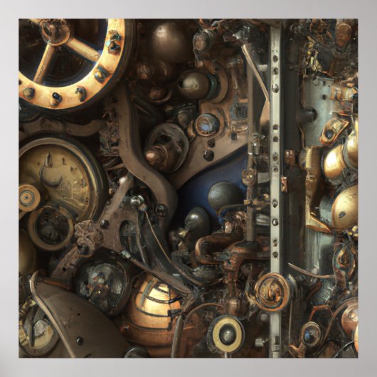 Steampunk Art Poster (Voorkant)