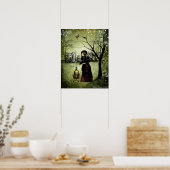 Steampunk Art Poster - Aan het einde van de dag (Keuken)