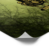 Steampunk Art Poster - Aan het einde van de dag (Hoek)