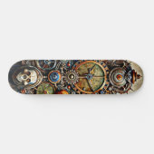 Steampunk Art Skateboard (Horizontaal)