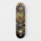 Steampunk Art Skateboard (Recto)