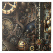 Steampunk Art Tile Tegeltje (Voorkant)