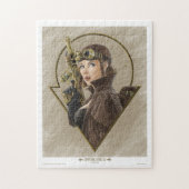 Steampunk Aviator Puzzle Legpuzzel (Verticaal)