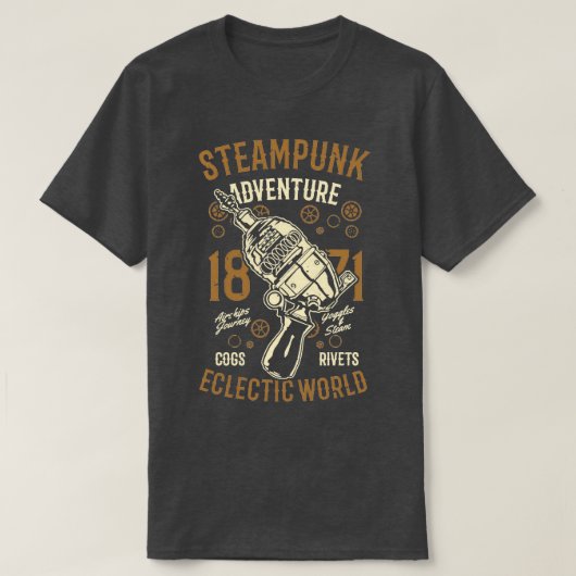Steampunk Avontuur T-shirt (Design voorkant)