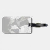 Steampunk Badger in Top Hat Bagagelabel (Achterkant horizontaal)