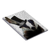 Steampunk Badger in Top Hat Notitieboek (Rechterzijde)