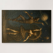 Steampunk Ballet onder Saturnus Legpuzzel (Horizontaal)