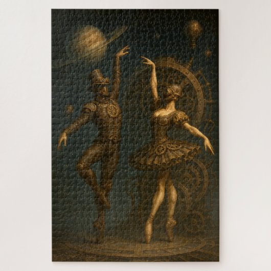 Steampunk Ballet onder Saturnus Legpuzzel (Verticaal)