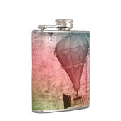 Steampunk Ballon Schets Drinkfles Heupfles (Rechts)