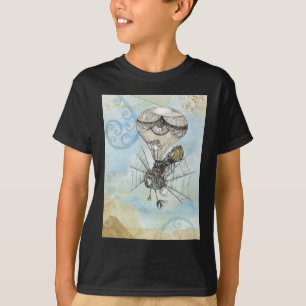 steampunk ballon t-shirt