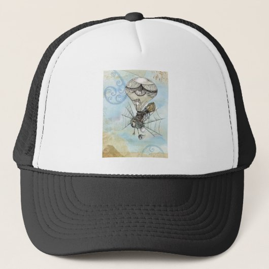 steampunk ballon trucker pet (Voorkant)