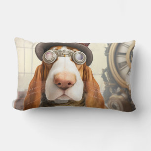 Steampunk Basset Hound Kussen