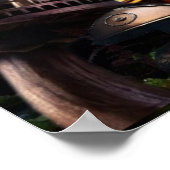 Steampunk Bears in Clockwork Forest Fantasy Art Poster (Hoek)