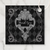 Steampunk Bedankt Bedankjes Labels (Achterkant)