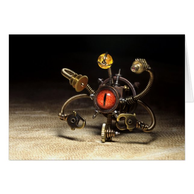 Steampunk Beholder Robot (Voorkant Horizontaal)