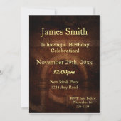  Steampunk Birthday Kaart (Achterkant)