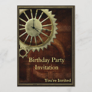  Steampunk Birthday Kaart