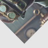 Steampunk Black Gorilla big boss Tissuepapier (Detail)