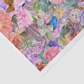 Steampunk Bloemendromen (Pagina 2 in serie) Tissuepapier (Detail)