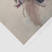 Steampunk Blonde-Lady Cogsworth Decoupage Tissuepapier (Detail)