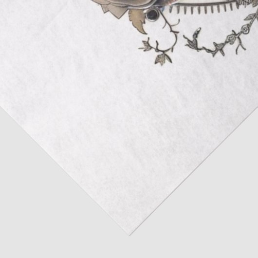 Steampunk Boho Adventurous Cassandrea Decoupage Tissuepapier (Detail)