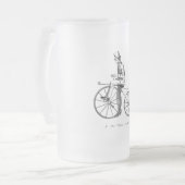  Steampunk Bone Shaker Matglas Bierpul (Voorkant links)