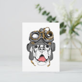 Steampunk Boxer Briefkaart (Staand voorkant)