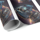 Steampunk Boxer Dog Cadeaupapier (Rol Hoek)