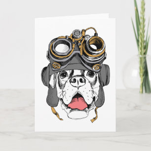 Steampunk Boxer Kaart