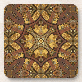 Steampunk Brass en Copper Cork Onderzetters