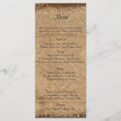 Steampunk Bride Wedding Menu (Voorkant)