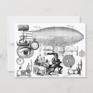 Steampunk Briefkaart