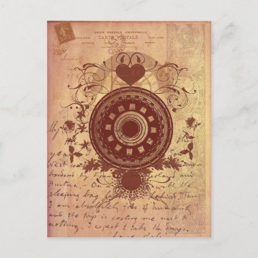 Steampunk Briefkaart (Voorkant)