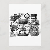 steampunk briefkaart (Voorkant)