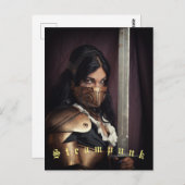 Steampunk Briefkaart (Voorkant / Achterkant)