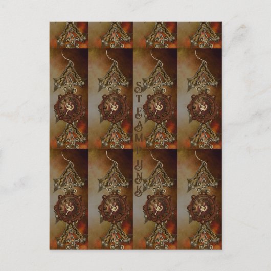 STEAMPUNK BRIEFKAART (Voorkant)