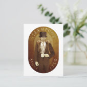 STEAMPUNK BRIEFKAART (Staand voorkant)