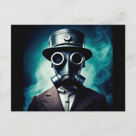 Steampunk-briefkaart Briefkaart