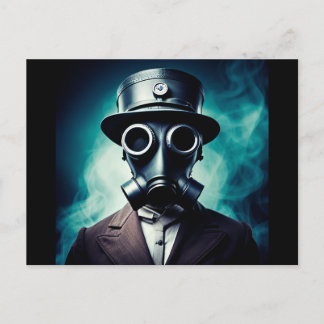 Steampunk-briefkaart Briefkaart