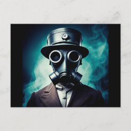 Steampunk-briefkaart Briefkaart